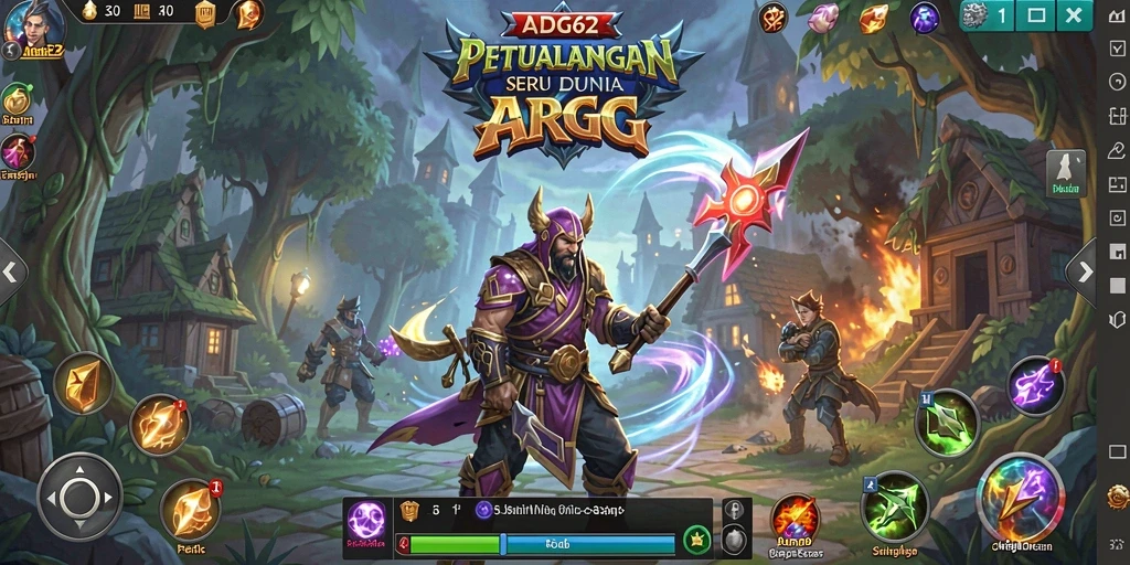 Tangkapan layar gameplay yang menampilkan pertempuran seru di ADG62.