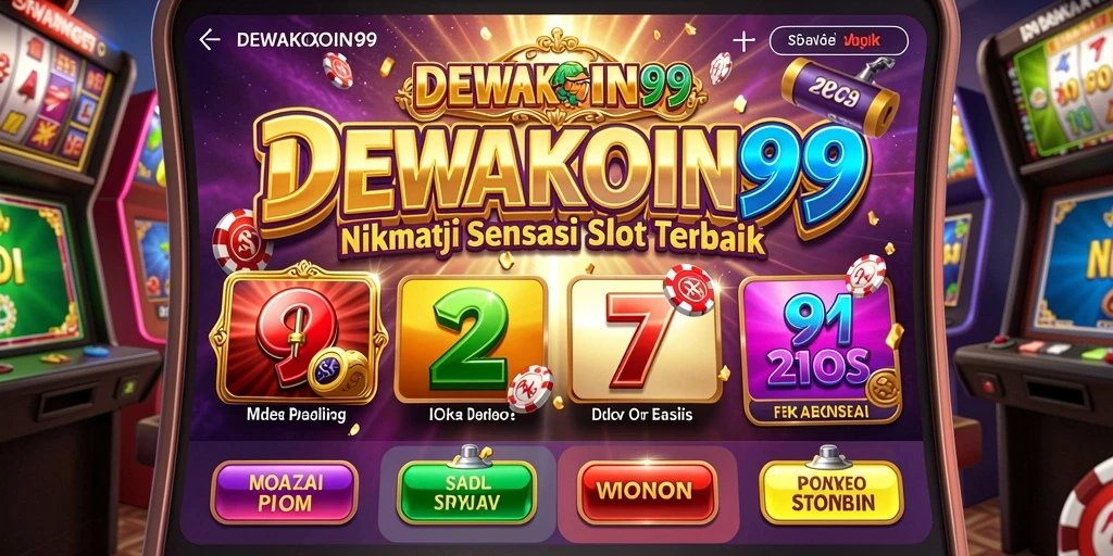 Tampilan menarik dari gameplay DEWAKOIN99 slot.
