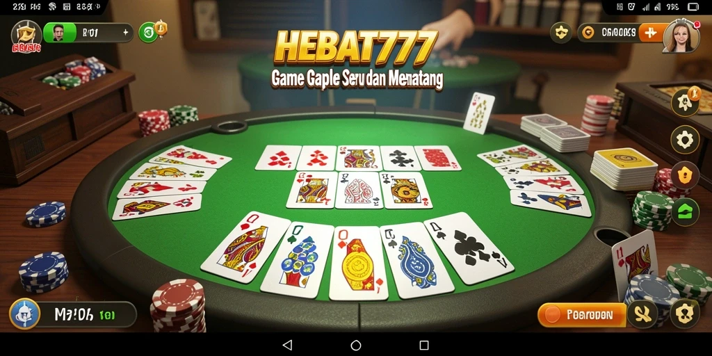 Tampilan gameplay HEBAT777 yang seru dan interaktif.