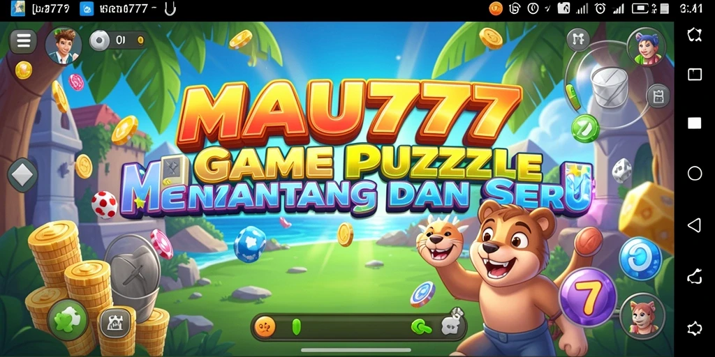 Tangkapan layar gameplay MAU777 menampilkan teka-teki yang menantang.