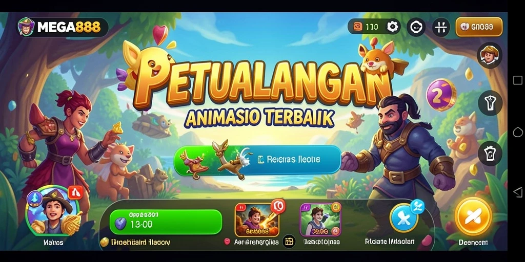 Screenshot MEGA888 menunjukkan aksi seru dalam dunia anime yang menawan.