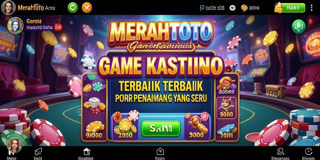 Screenshot aktivitas seru dalam permainan Kasino MERAHTOTO.