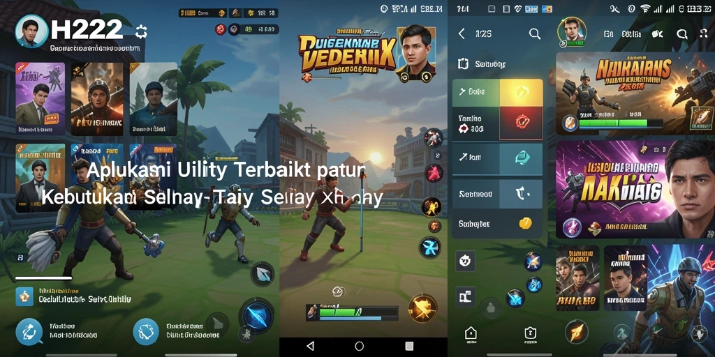 Screenshot OH222 menampilkan antarmuka aplikasi Utility yang intuitif dan praktis.