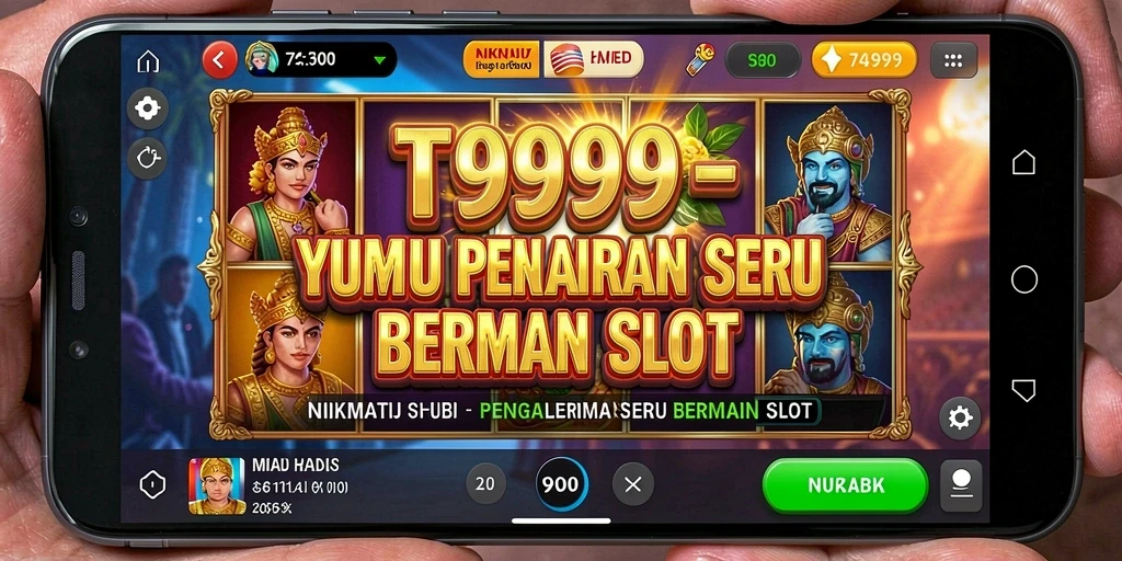 Tampilan gameplay Slot yang menarik dan interaktif di T9999.