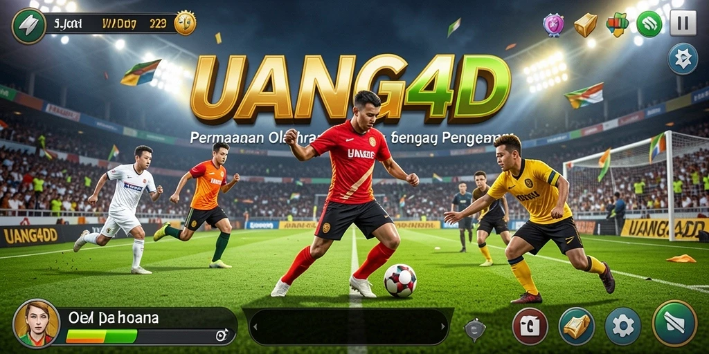 Screenshot UANG4D menampilkan gameplay olahraga yang mendebarkan.